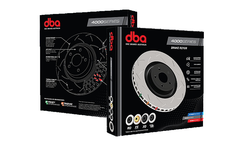 Front DBA Brake Discs 4000 Series T3 Slotted to fit Subaru Impreza WRX STi