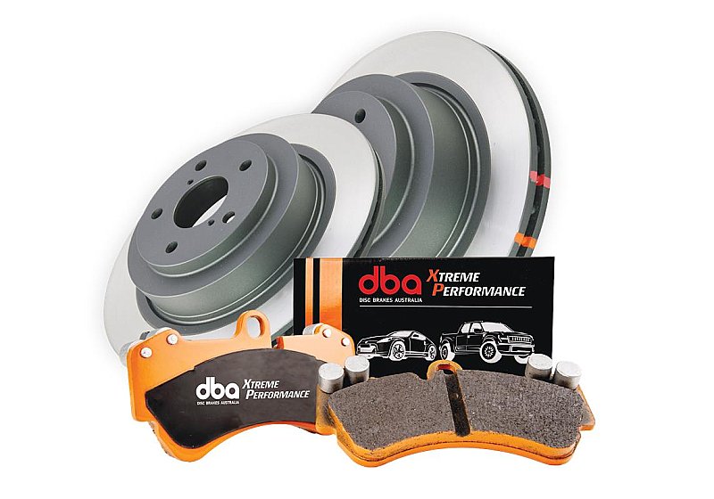 DBA Brake Kit - 4000 Series Plain & Xtreme Performance Brake Pads (2x DBA4654-10 + DB1170XP) DBA4654-10-1170XP