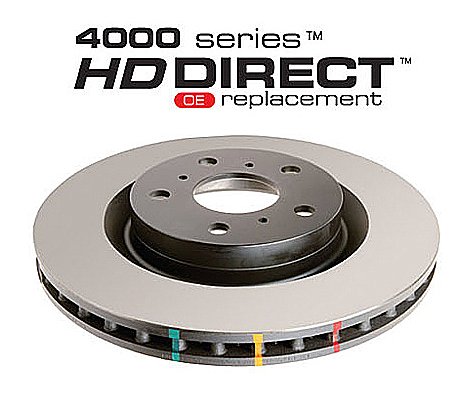 DBA 4000 series Plain Brake Disc 350mm x 20mm Kangaroo Paw DBA42341 - Rear