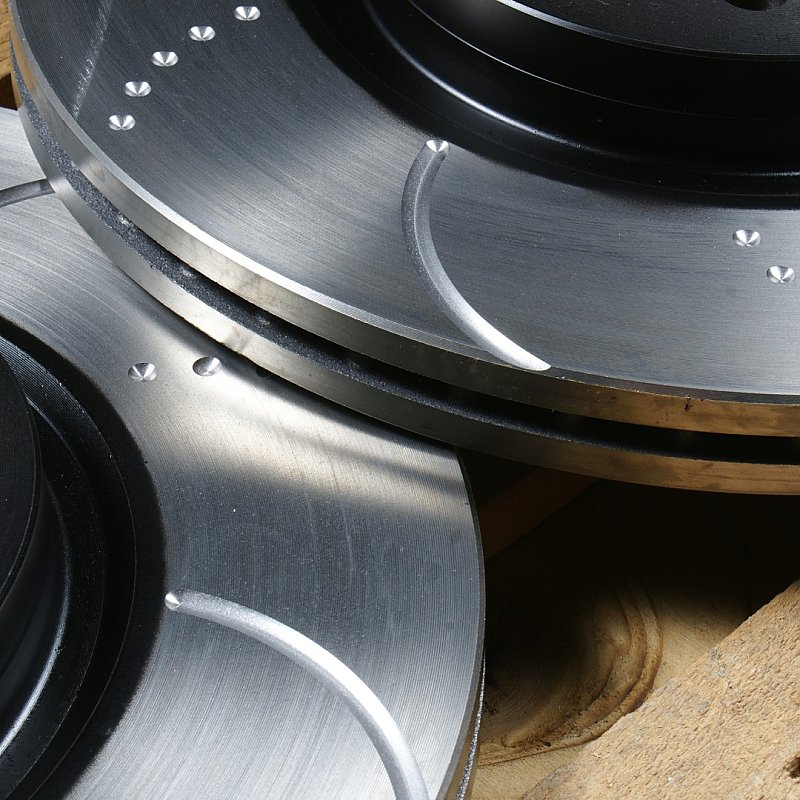 Focus ST MK4 2019- Front Dimpled Grooved Brake Discs