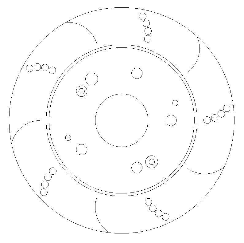 Rear Brake Discs 260 mm to fit Honda Civic MK7 Hatchback (EU, EP, EV)