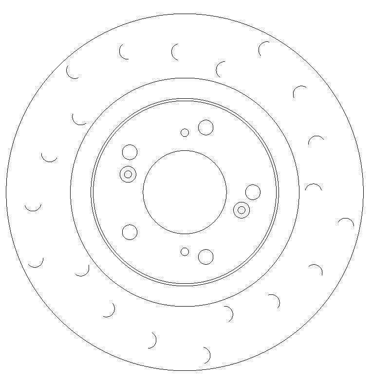 Front Brake Discs 300 mm to fit Honda S2000 (AP)