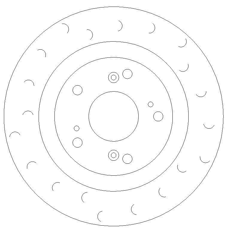 Rear Brake Discs 282 mm to fit Honda S2000 (AP)
