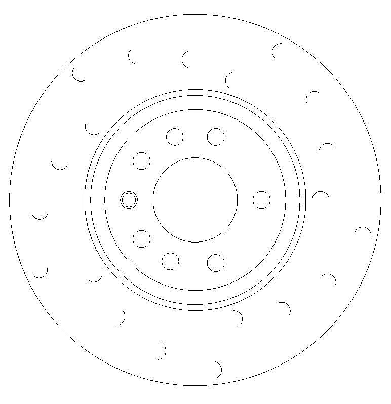 Front Brake Discs to fit Vauxhall Corsa 1.6 VXR 308mm C Hook Slotted