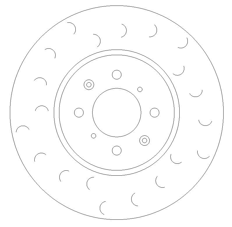 Front Brake Discs 282 mm to fit MG MG ZR