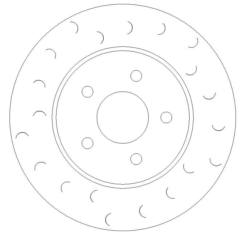 Rear Brake Discs 280 mm to fit Ford Mondeo Iii (B5Y) Jaguar and others