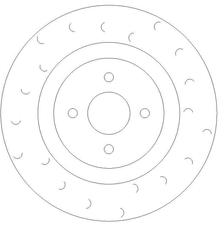 Front Brake Discs 324 mm to fit Ford Focus MK1 (DAW, DBW)
