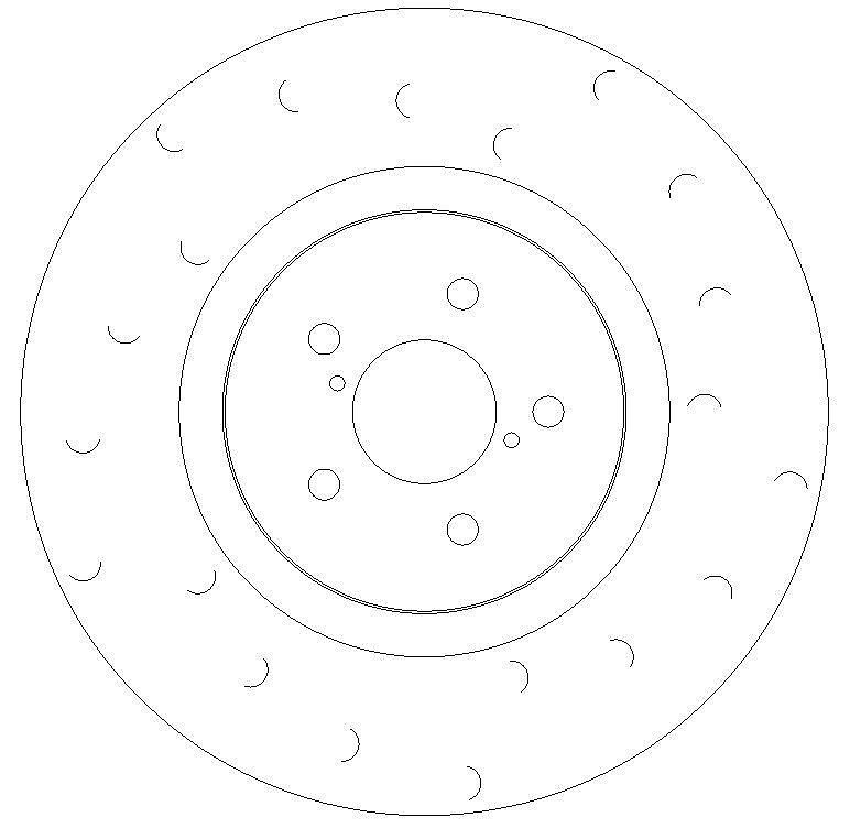 Front Brake Discs 326 mm to fit Subaru Impreza Saloon (GD)