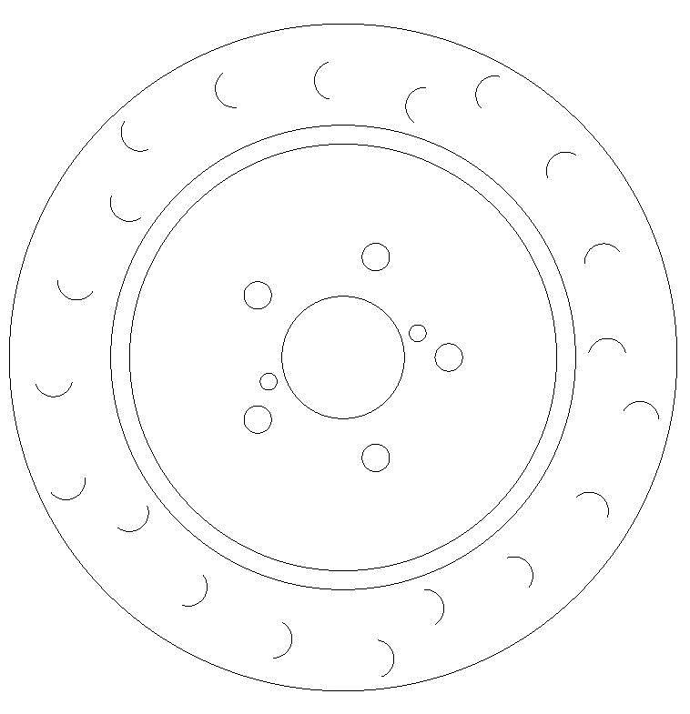 Rear Brake Discs 316 mm to fit Subaru Impreza Saloon (GD)