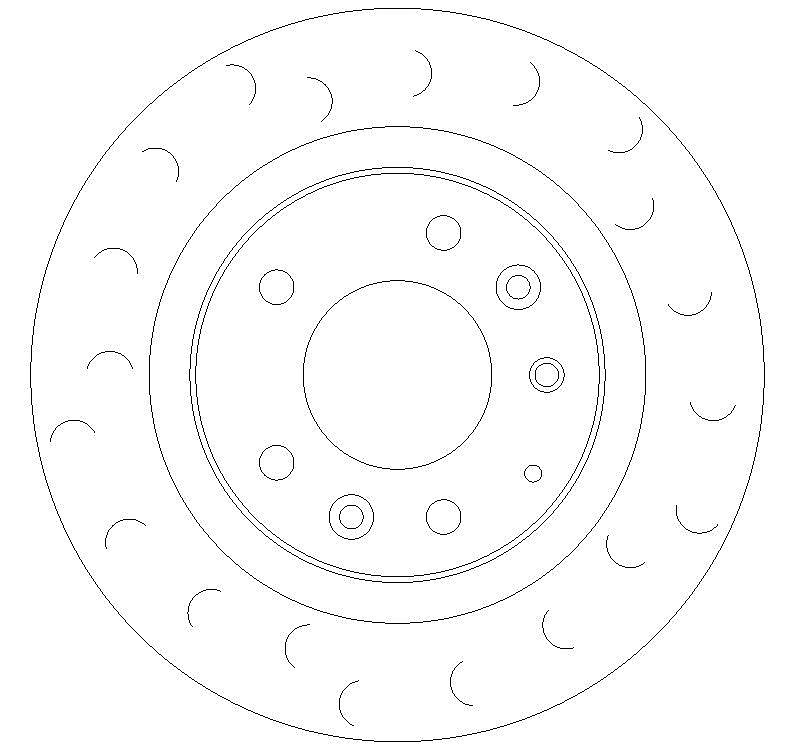 Rear Brake Discs 280 mm to fit Mazda 323 F Vi Hatchback (BJ)