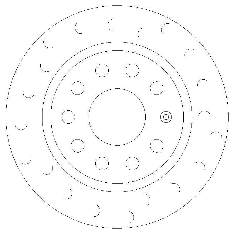 Rear Brake Discs 253 mm to fit Audi A3 (8P1) Seat / Skoda / VW and others