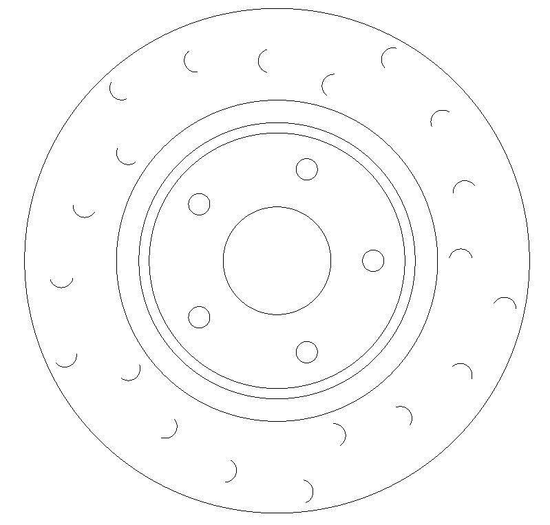Front Brake Discs 300 mm to fit Honda Accord Vii (CL, CN)