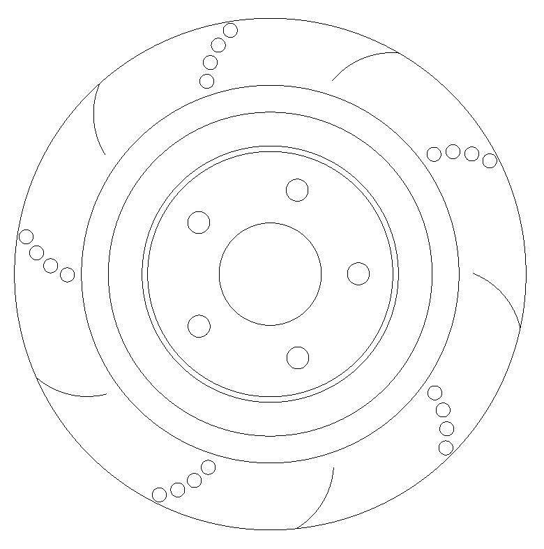 Rear Brake Discs to fit Subaru Impreza WRX Turbo 01-07