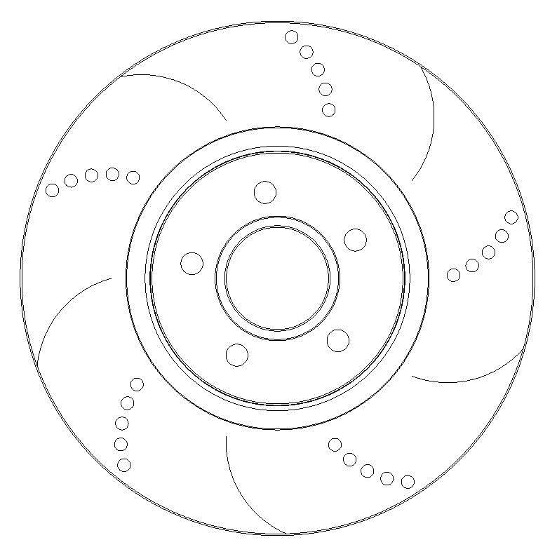 Front Brake Discs 320 mm to fit Ford Focus MK2 (DA_, HCP, DP)