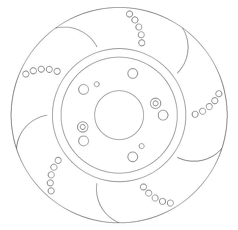 Front Brake Discs to fit Honda Civic 2.2 CTDi and Type S