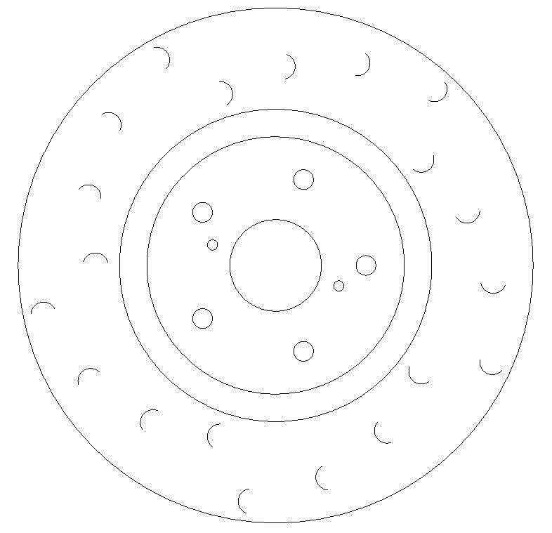 Front Brake Discs to fit Subaru Impreza WRX STi 05-07