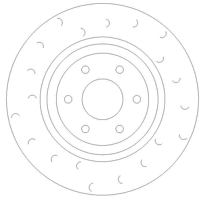 Front Brake Discs 320 mm to fit Nissan Navara NP300 (D40)