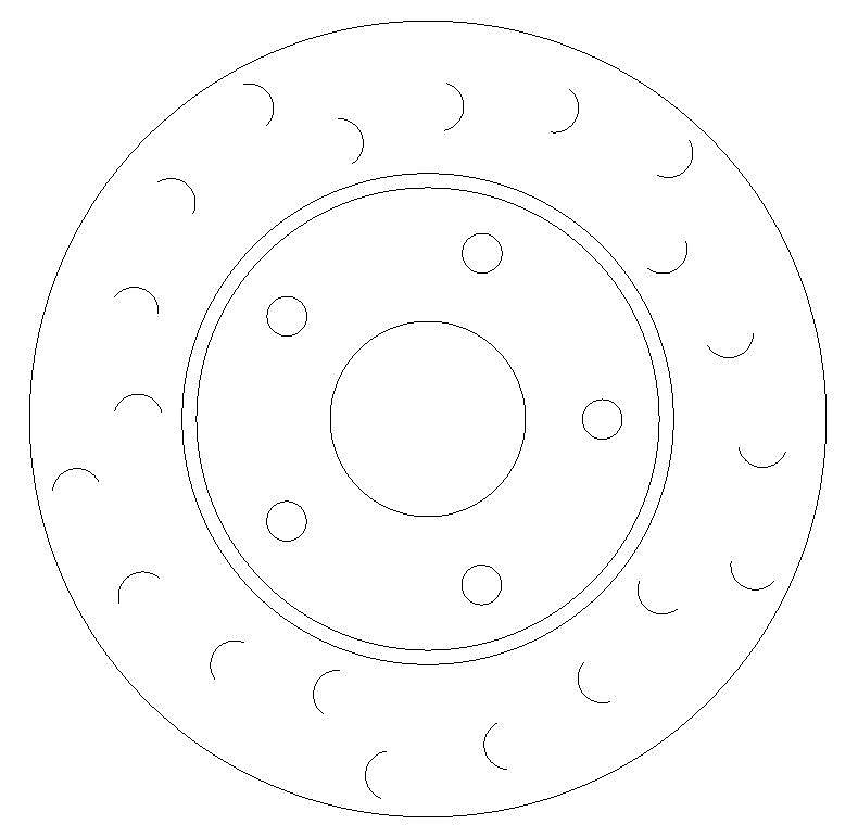 Front Brake Discs 262 mm to fit Honda Civic MK7 Hatchback (EU, EP, EV)
