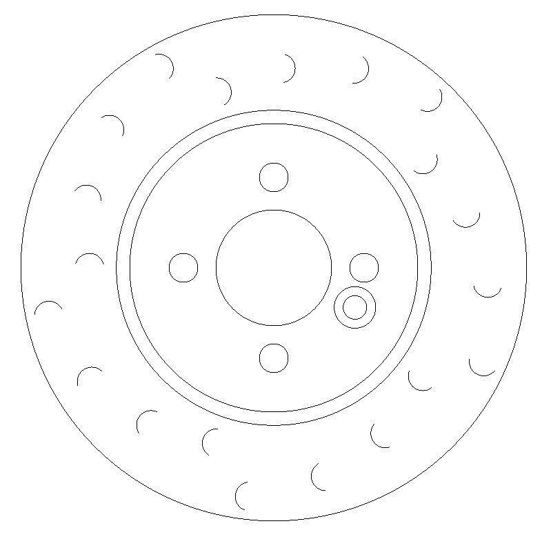 Front Brake Discs 280 mm to fit Mini Mini (R56)