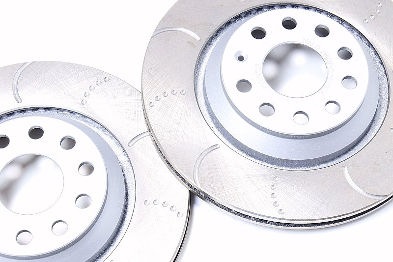 Audi S3 8V Rear Dimpled & Grooved Discs with Mintex Pads
