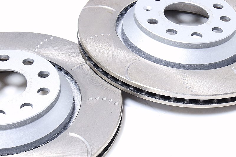 Audi S3 8V Rear Dimpled & Grooved Discs with Mintex Pads