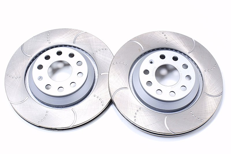 Rear HALO Dimpled and Grooved Brake Discs for Audi S3 Quattro