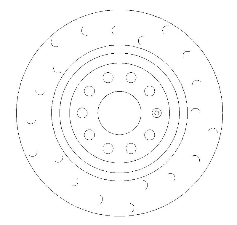 VW Golf R MK7 Rear C Hook Brake Discs and Mintex Pads