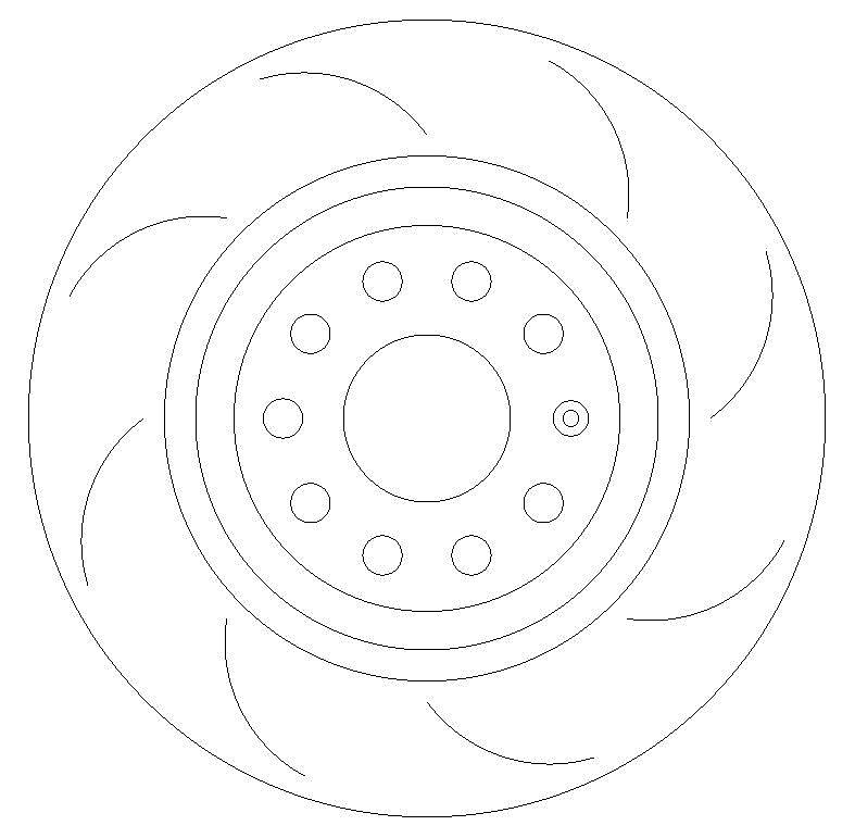 Audi S3 Quattro 8V Rear Grooved Brake Discs