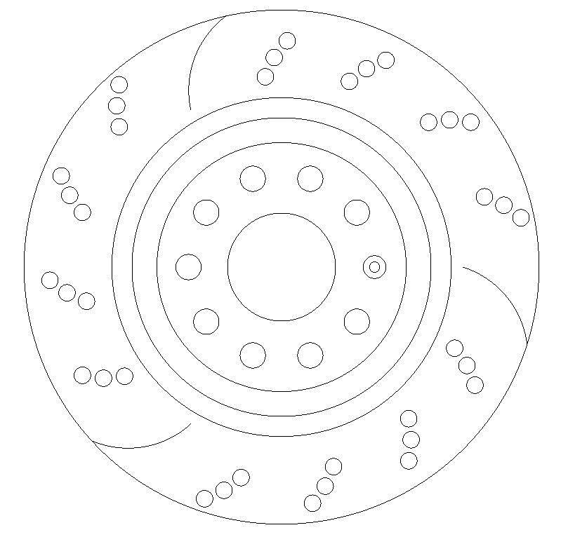 Rear Brake Discs 310 mm to fit Audi A3 (8P1) Cupra / Seat / Skoda / VW and others