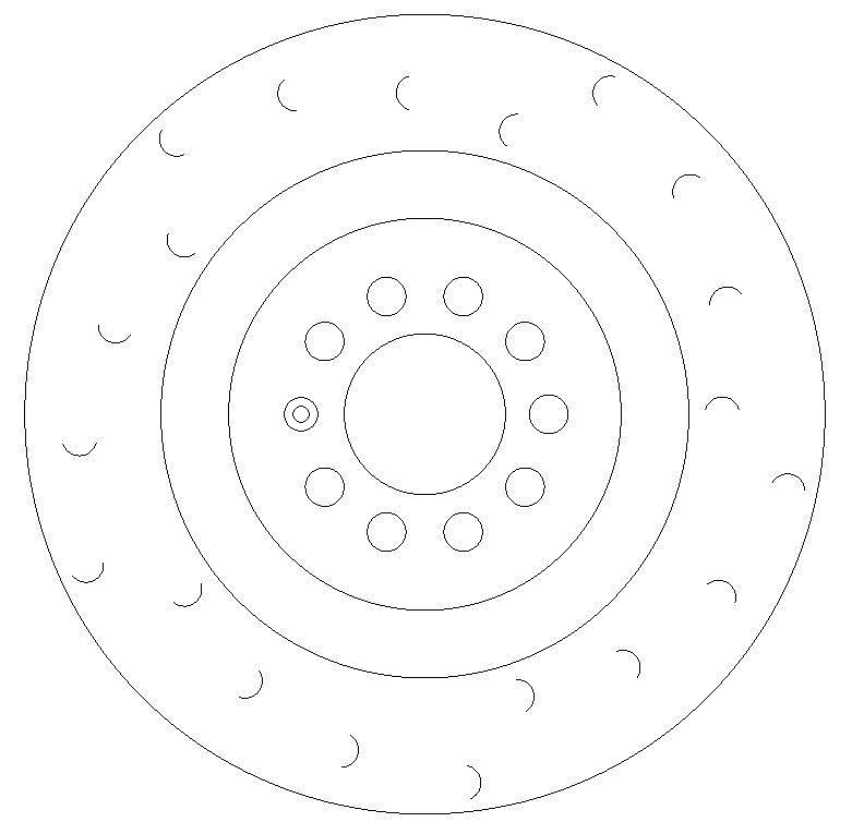 Front Brake Discs 323 mm to fit Seat Leon (1M1)