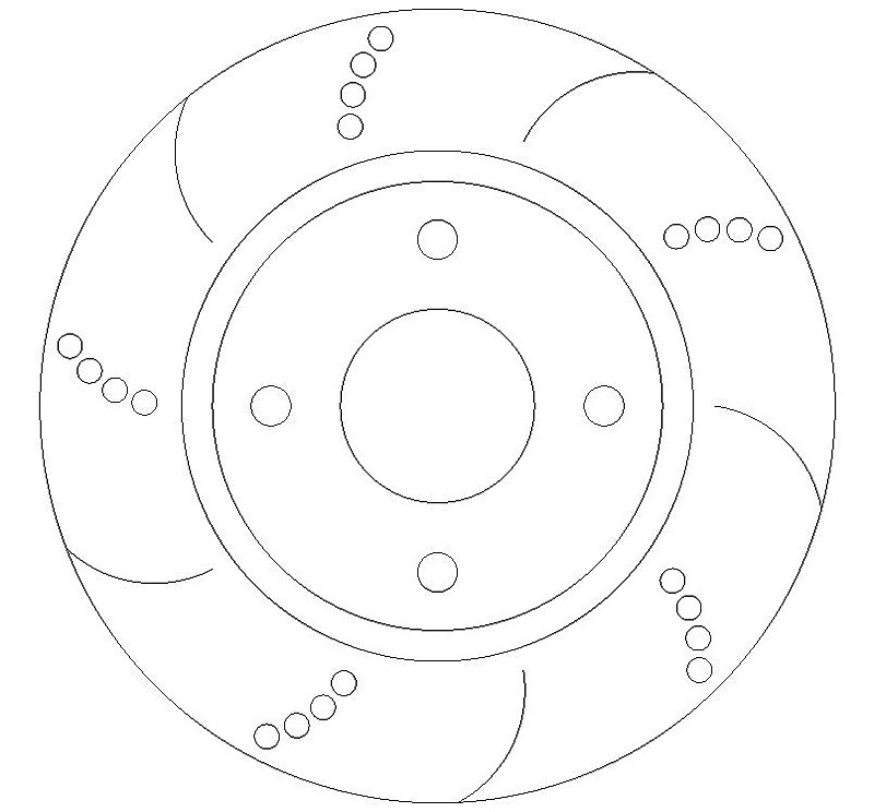 Front Performance Brake Discs to fit Fiesta MK7 MK7.5