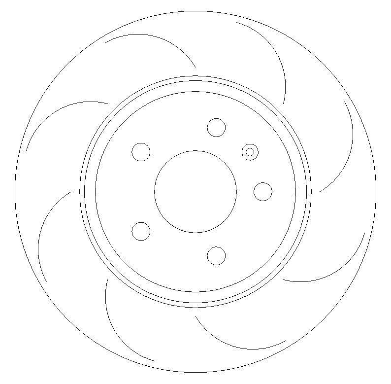 Rear Grooved Brake Discs BD1519G