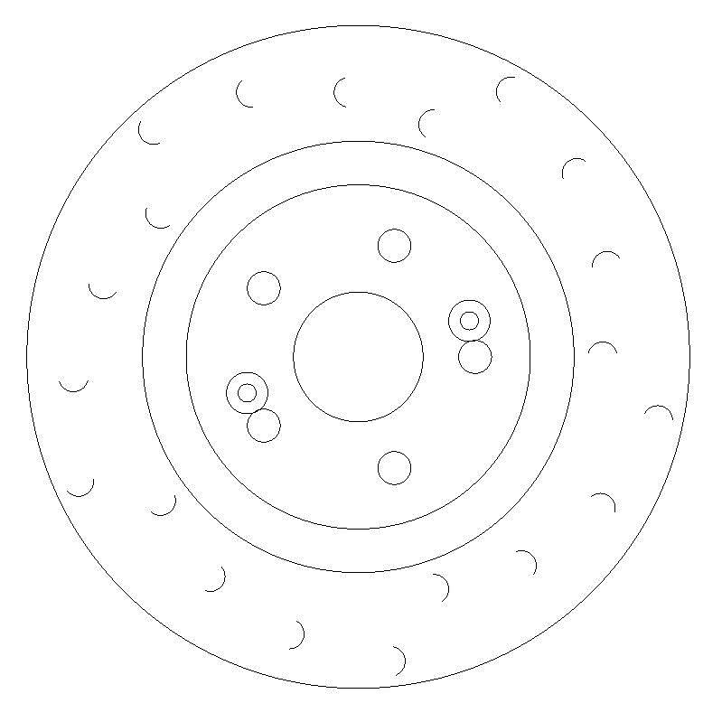 Front C Hook Slotted Brake Discs and Mintex Pads to fit Renault Clio RS 197/200 Sport
