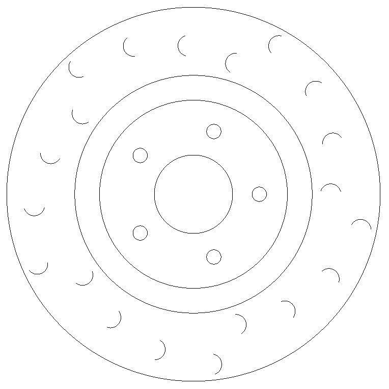 Front Brake Discs 324 mm to fit Nissan 350Z Coupe (Z33)