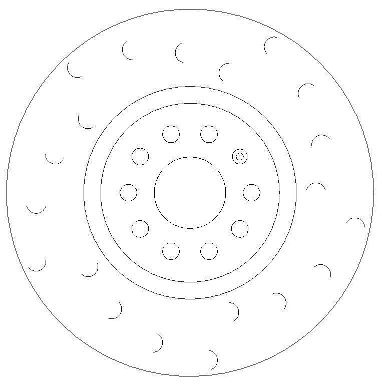 Golf R32 3.2 4Motion Front Brake Discs 02-04
