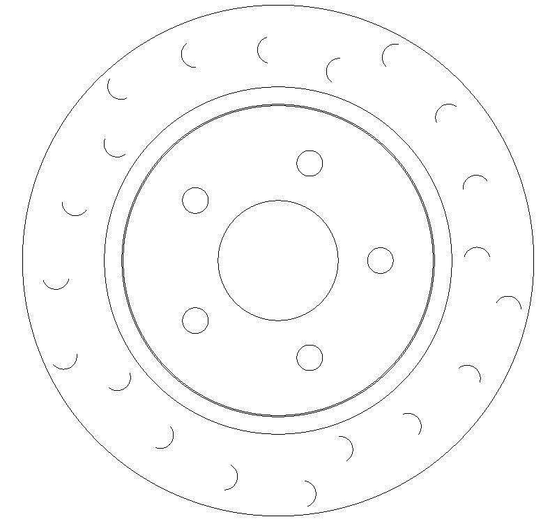 Ford Focus 2.0 ST Rear C-Hook Brake Discs and Halo Pads