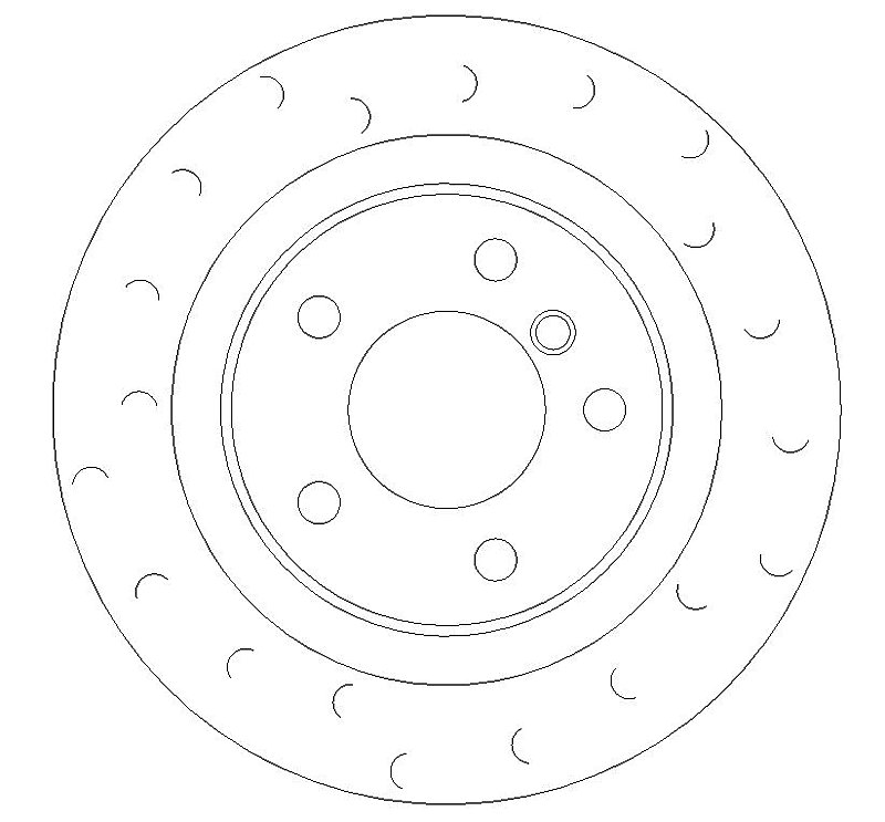 Rear Brake Discs 300 mm to fit BMW 1 Series (F20)