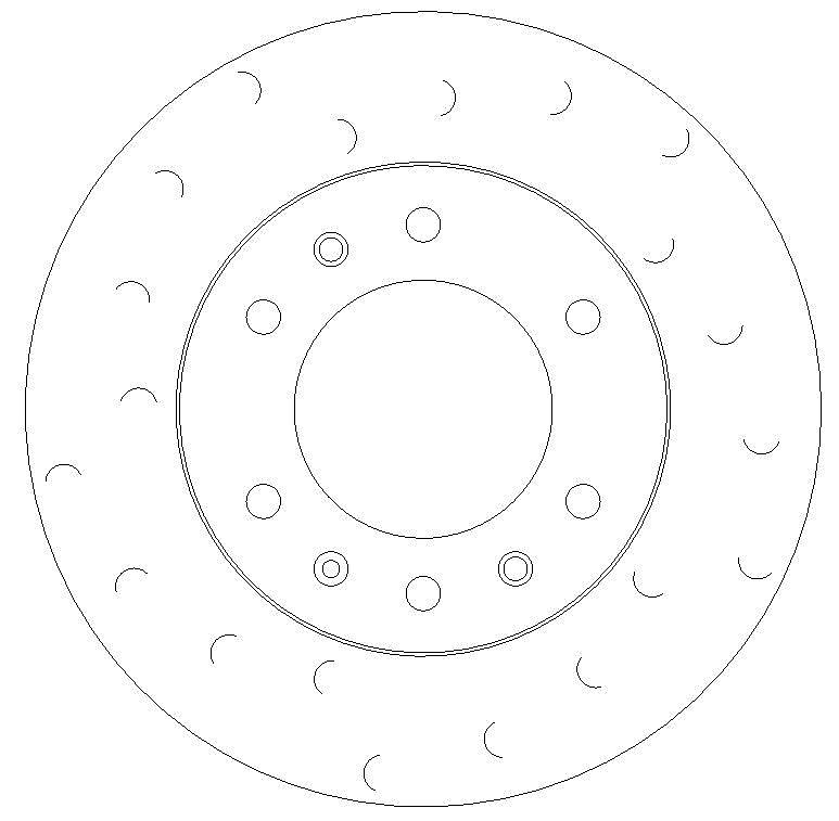 Front Brake Discs 302 mm to fit Ford Ranger (TKE)
