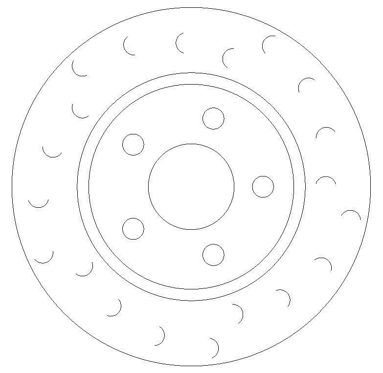 Front Brake Discs 280 mm to fit BMW 2 Series Series Active Tourer (F45) Mini and others