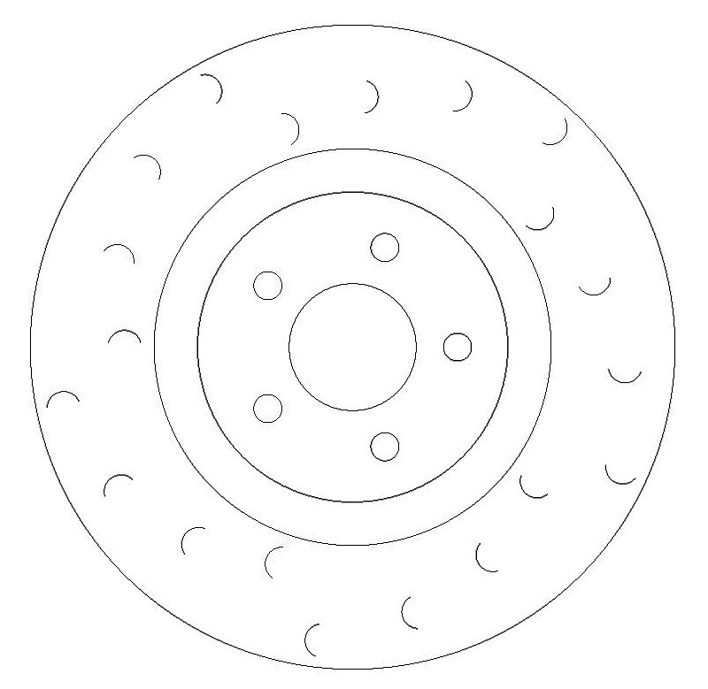 Front Brake Discs 345 mm to fit Audi A4 Allroad B8 (8KH) Porsche and others