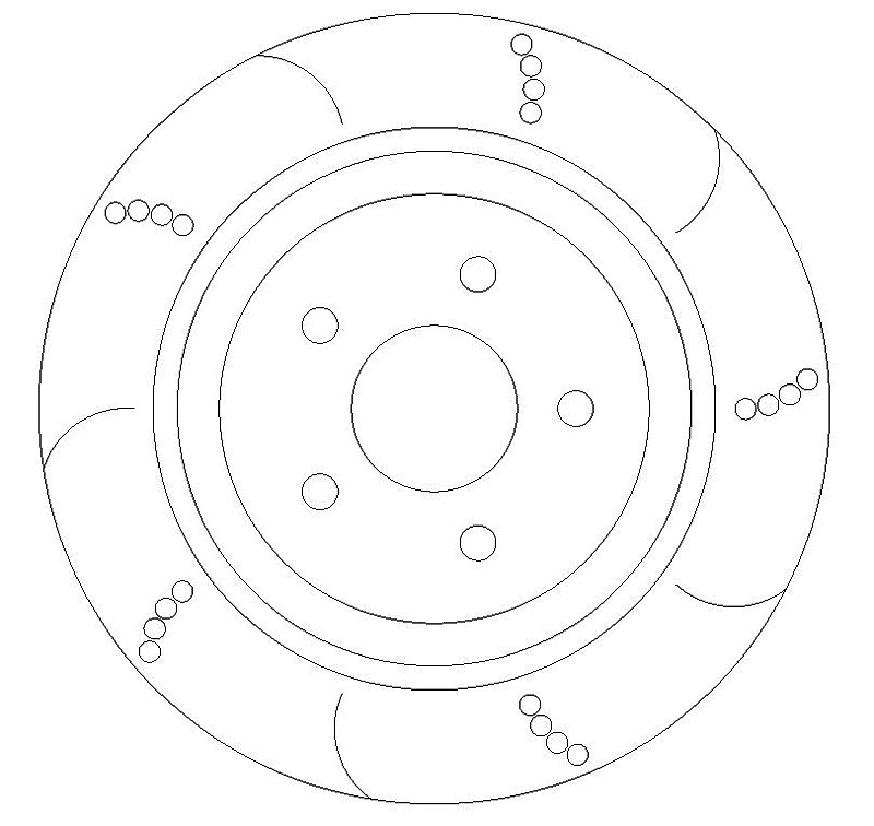 Rear Brake Discs 302 mm to fit Ford Focus MK3