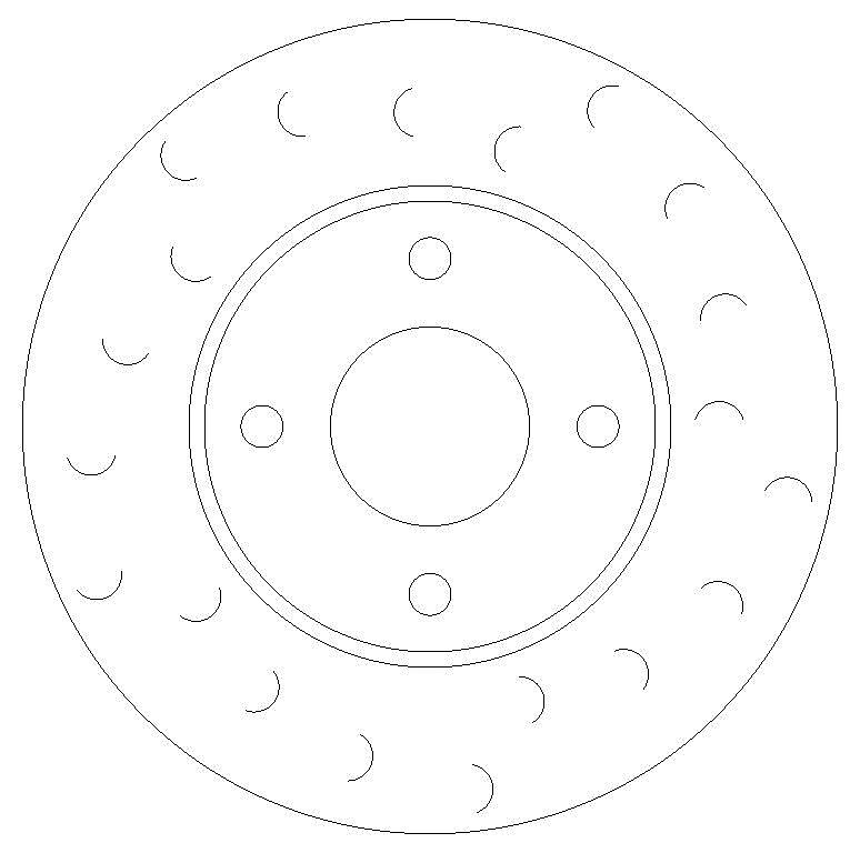 Front Brake Discs 262 mm to fit Ford Fiesta MK7 (HJ, HF)