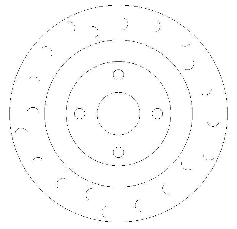 Rear Brake Discs 280 mm to fit Abarth 124 Spider Fiat / Mazda and others