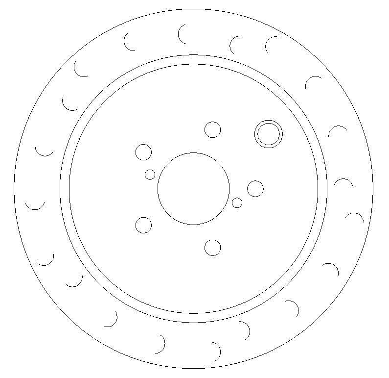 Rear Brake Discs 290 mm to fit Subaru Brz (ZC6) Toyota and others