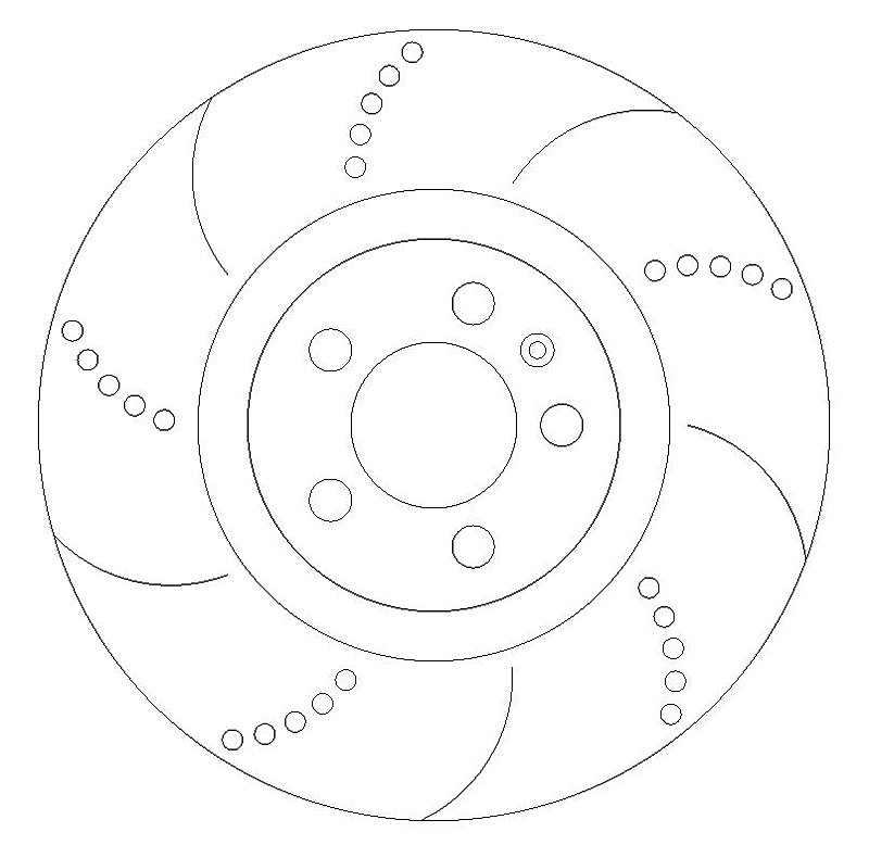 Front Brake Discs 310 mm to fit Audi A1 (8X1, 8XK) Seat / VW and others