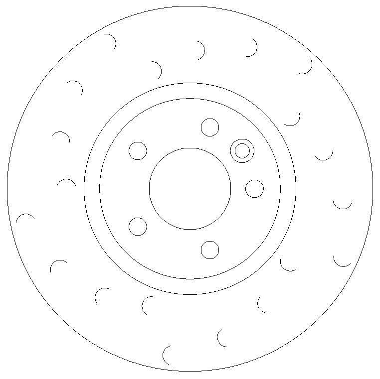 Front Brake Discs 340 mm to fit VW California T6 Camper (SGC, SGG, SHC)