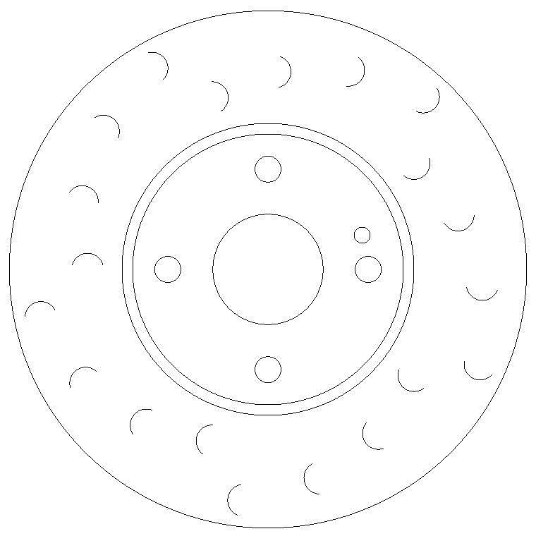 Front Brake Discs 258 mm to fit Mazda 2 Hatchback (DL, DJ)