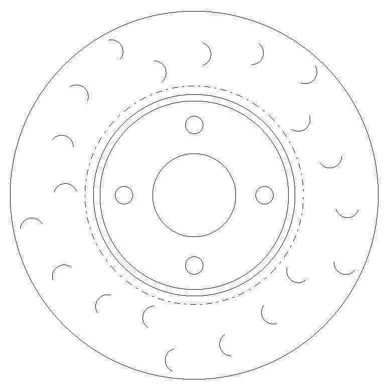 Front Brake Discs 283 mm to fit Ford Sierra Ii (GBG, GB4) Panther and others