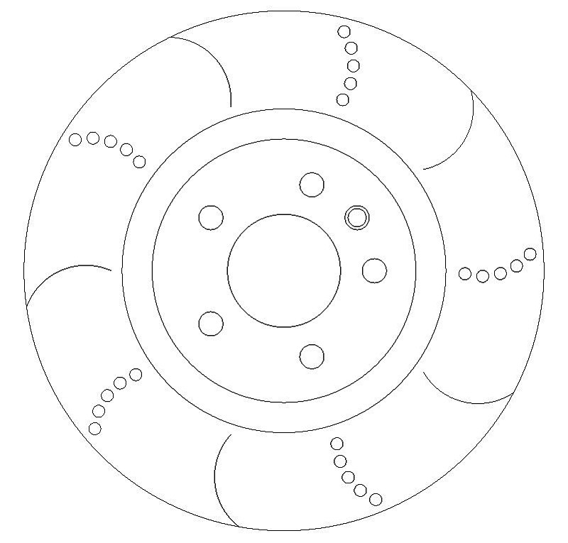 Rear Brake Discs 345 mm to fit BMW 1 Series (F20)