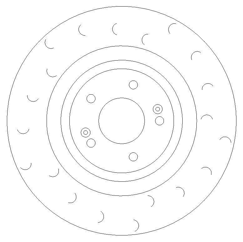 Hyundai I30N PFL Front C-Hook Discs with DBA Xtreme Pads